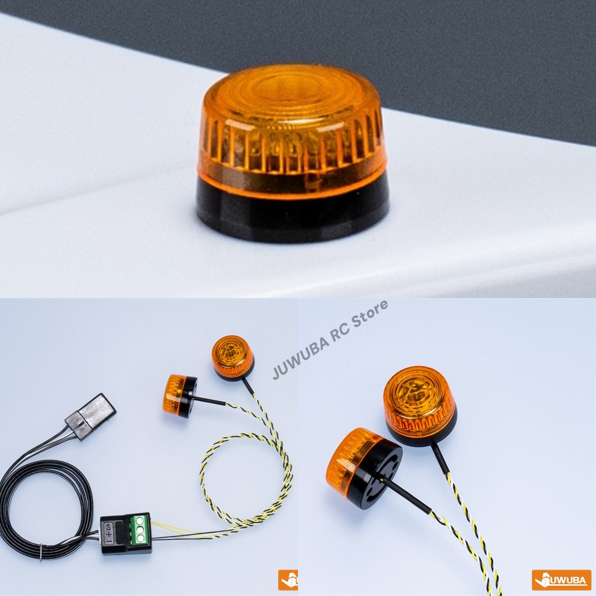 Drone Battery Alarm - 1/14 RC Model LED 360-stopniowe światło