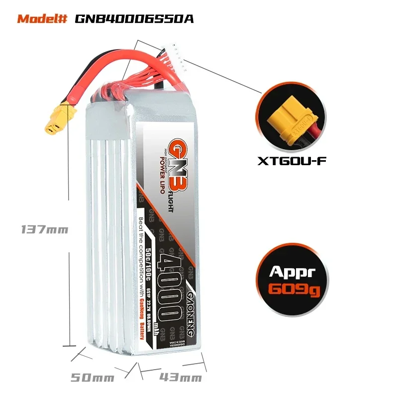 GAONENG GNB 4000mAh 6S 50C 100 – Drone Battery 4S recenzja i cena